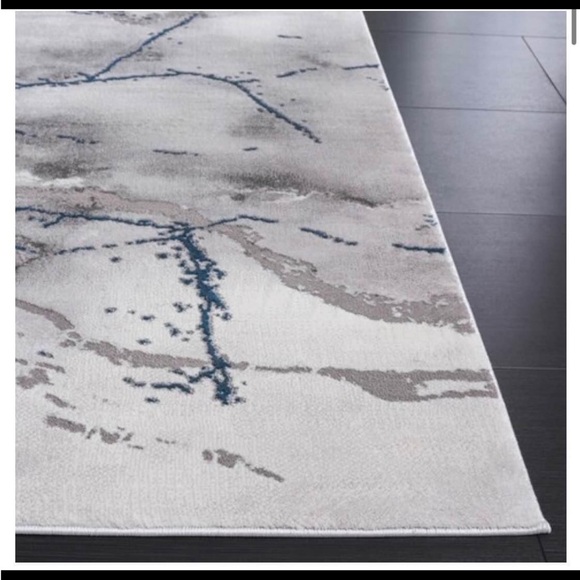 Blue & Gray Area Rug - Picture 2 of 8